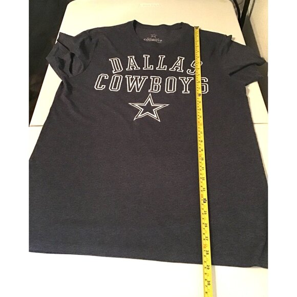 DALLAS COWBOYS AUTHENTIC- MENS BLLUE GRAPHIC CREW NECK SHORT SLEEVE T-SHIRT SZ M - Picture 6 of 6